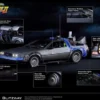 Zurück in die Zukunft II Premium UMS Actionfahrzeug 1/6 Zeitmaschine Time Machine 74 cm