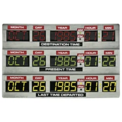 Zurück in die Zukunft Metallbarren 40th Anniversary Time Circuits Limited Edition