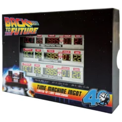 Zurück in die Zukunft Metallbarren 40th Anniversary Time Circuits Limited Edition