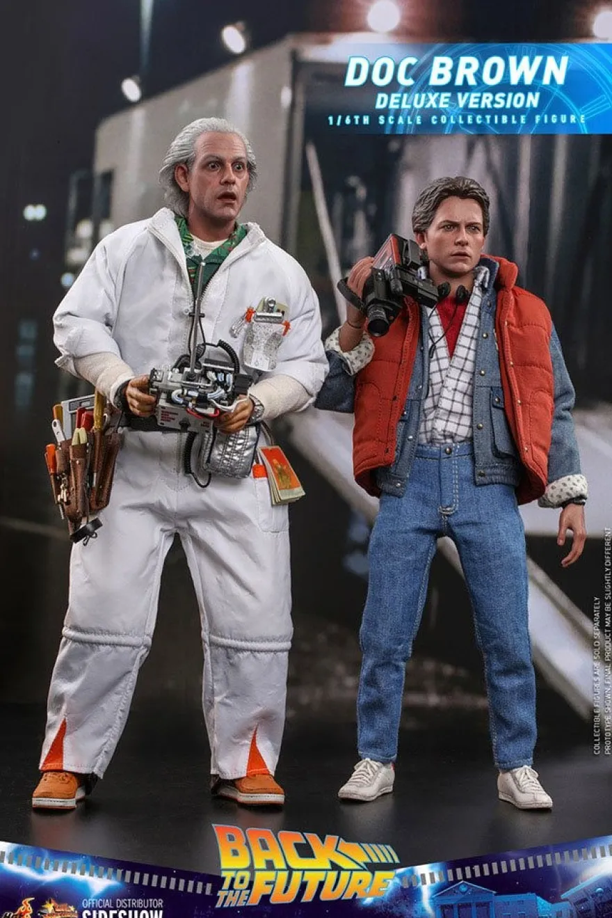 Zurück in die Zukunft Movie Masterpiece Actionfigur 1/6 Doc Brown (Deluxe Version)