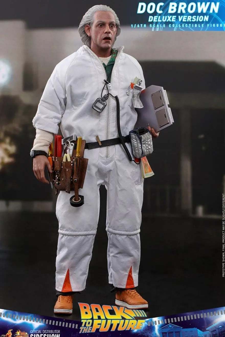 Zurück in die Zukunft Movie Masterpiece Actionfigur 1/6 Doc Brown (Deluxe Version)
