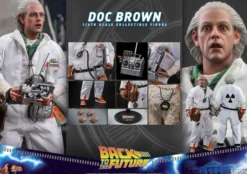 Zurück in die Zukunft Movie Masterpiece Actionfigur 1/6 Doc Brown (Deluxe Version)