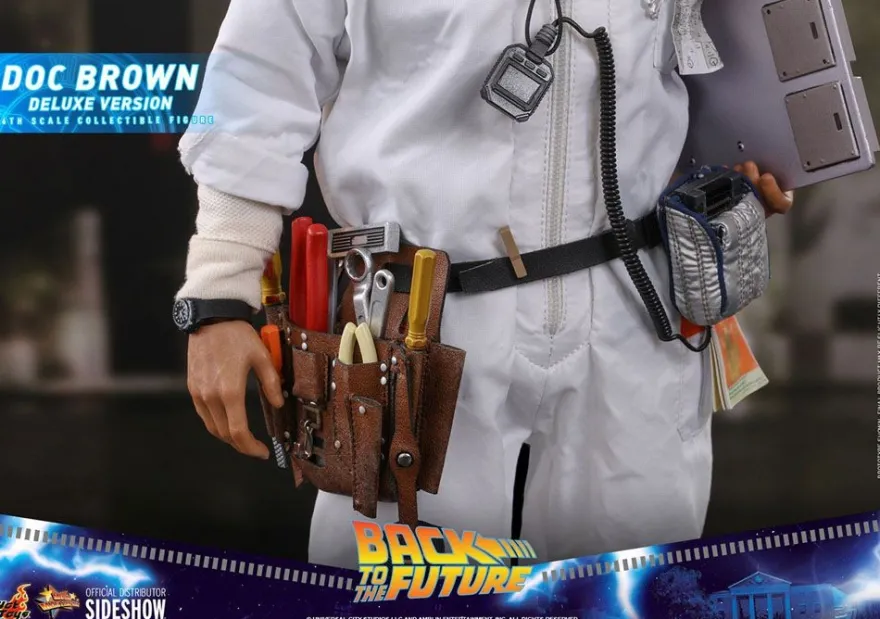 Zurück in die Zukunft Movie Masterpiece Actionfigur 1/6 Doc Brown (Deluxe Version)