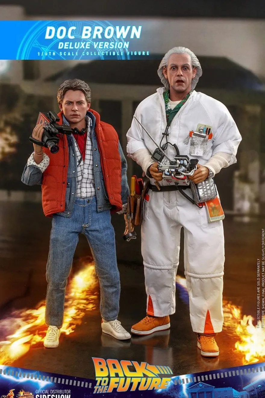 Zurück in die Zukunft Movie Masterpiece Actionfigur 1/6 Doc Brown (Deluxe Version)