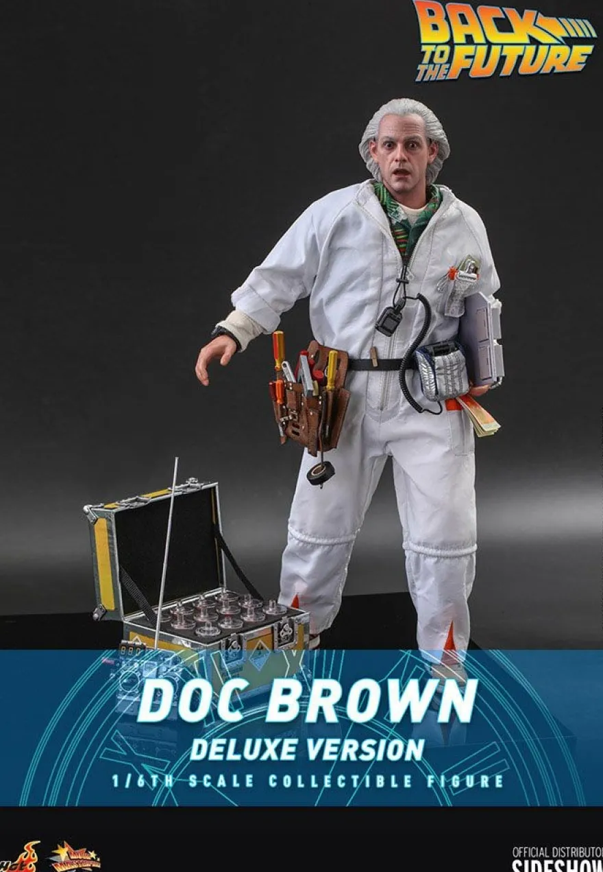 Zurück in die Zukunft Movie Masterpiece Actionfigur 1/6 Doc Brown (Deluxe Version)