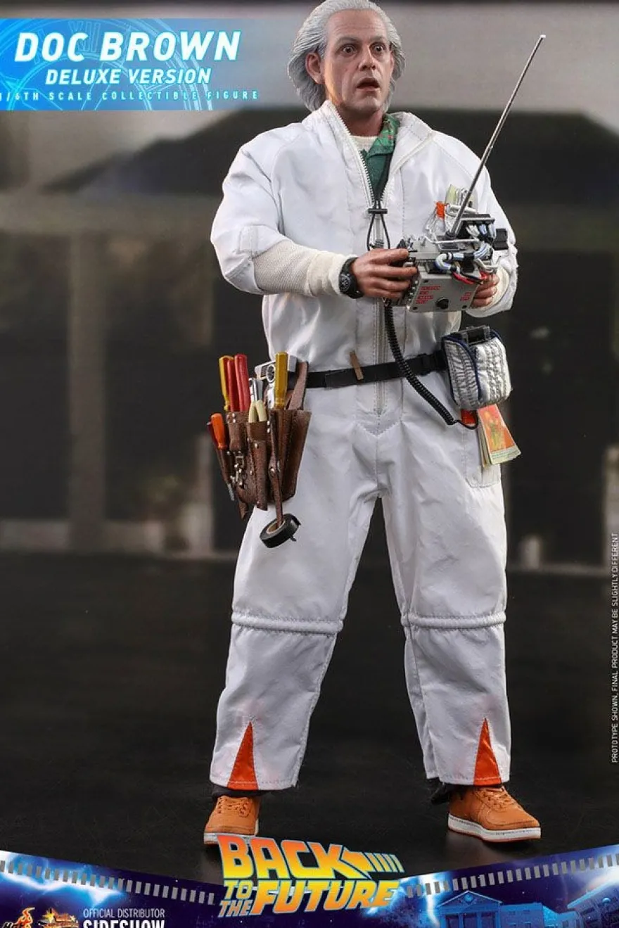 Zurück in die Zukunft Movie Masterpiece Actionfigur 1/6 Doc Brown (Deluxe Version)