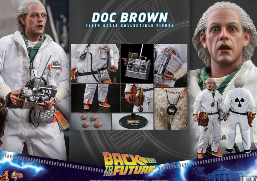 Zurück in die Zukunft Movie Masterpiece Actionfigur 1/6 Doc Brown